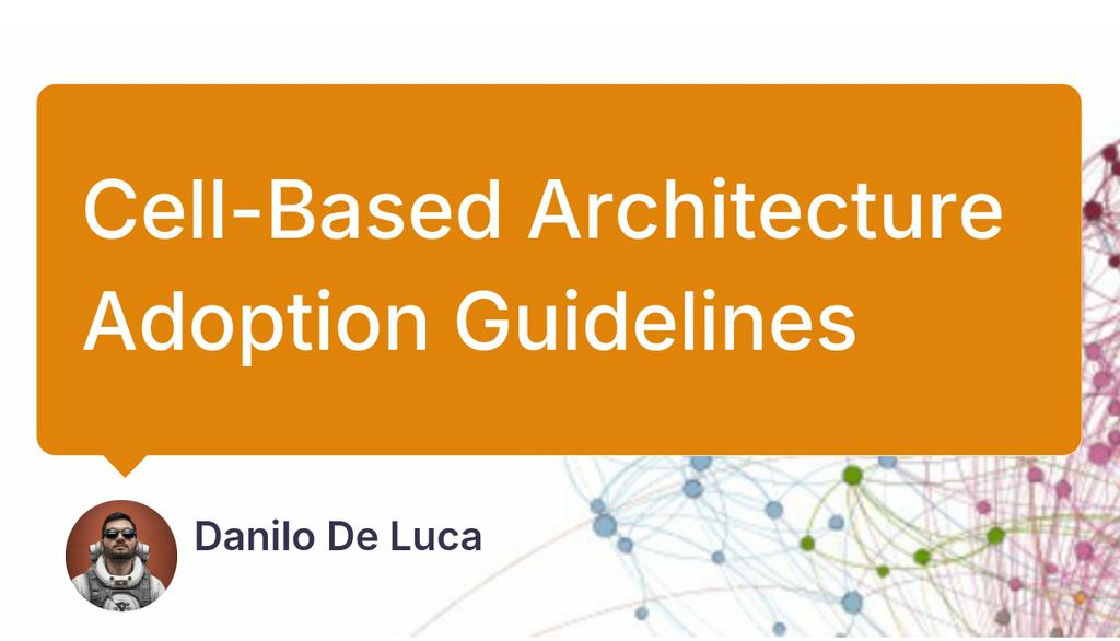 danilopdl's tweet image. Article: Cell-Based Architecture Adoption Guidelines
▸ lttr.ai/Aeloa

#CellBasedArchitecture #Architecture&amp;amp;Design #Observability