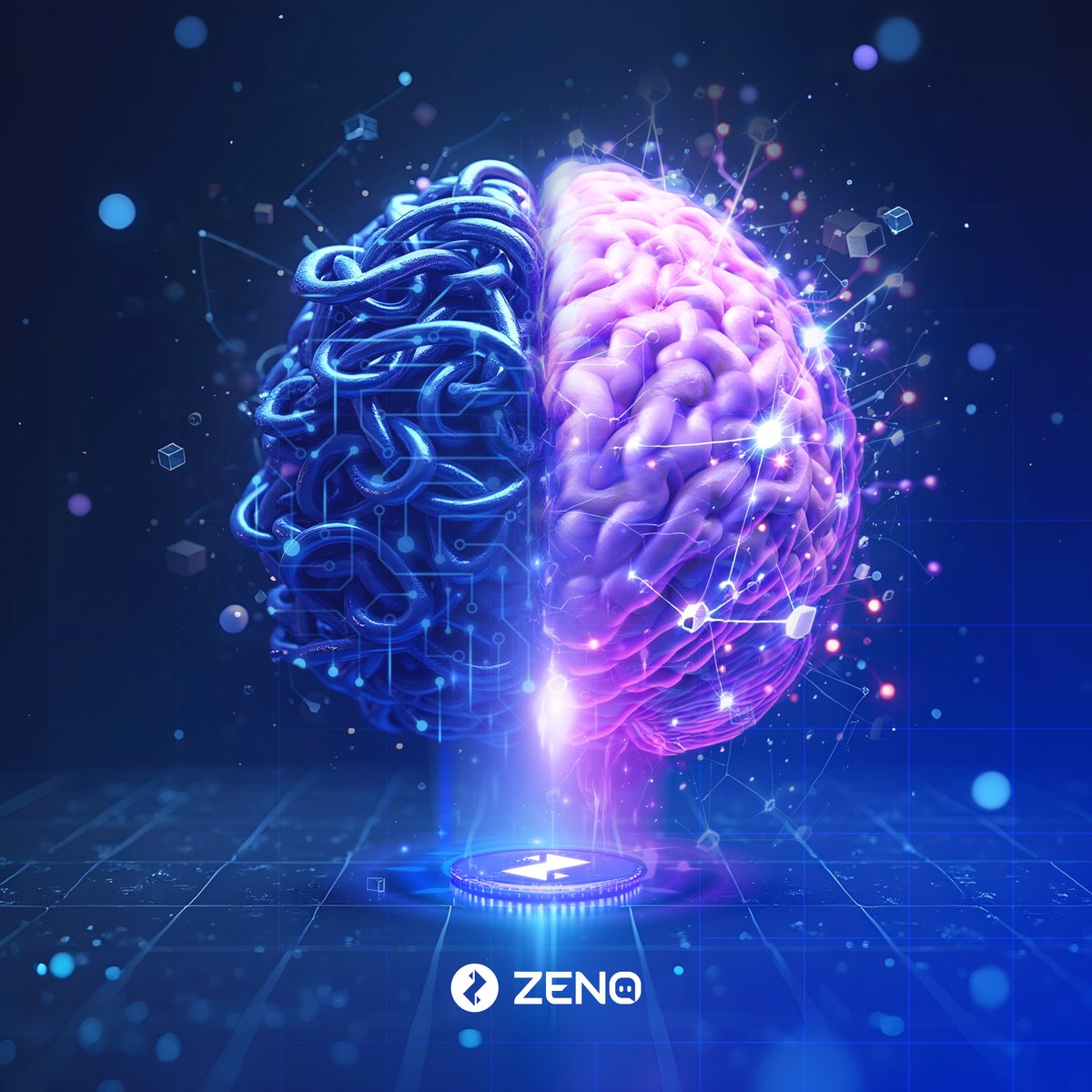 AI is starving for compute. Web3 is ready to feed it.
 ZENQ is building the DEPIN layer for decentralized AI.
From GPU infrastructure to real human data pipelines —
we're powering AI models with real-world resources, not empty promises.

Train smarter. Scale faster. Earn with