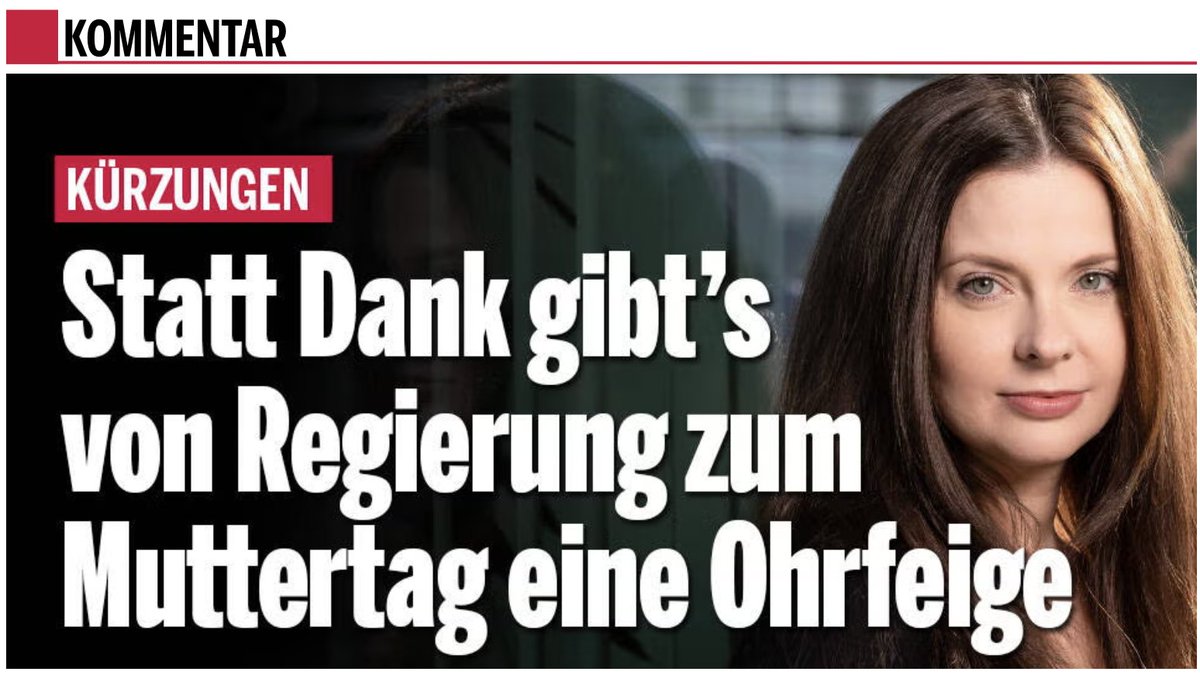 COMÚN (@comun_oe) on Twitter photo Zum #Muttertag gibts von der Regierung nicht nur keinen Dank, nicht nur keine Anerkennung und keine Unterstützung, sondern eine schallende Ohrfeige ins Gesicht. Ein lesenswerter Kommentar von <a href="/VBohrnMena/">Veronika Bohrn Mena</a>: oe24.at/oesterreich/po… (1) Zum #Muttertag gibts von der Regierung nicht nur keinen Dank, nicht nur keine Anerkennung und keine Unterstützung, sondern eine schallende Ohrfeige ins Gesicht. Ein lesenswerter Kommentar von <a href="/VBohrnMena/">Veronika Bohrn Mena</a>: oe24.at/oesterreich/po… (1)