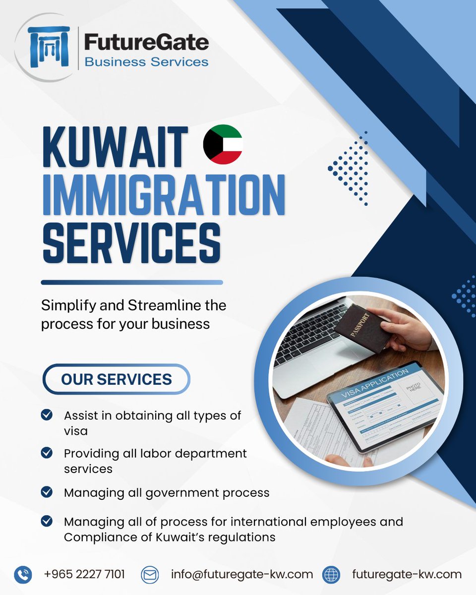 FutureGateGroup's tweet image. We Insure Your Business Runs Smooth with Compliance To Local Regulations 

#FutureGate #Kuwait #Kuwaitcity #Kuwaitbusiness #Kuwaitlife