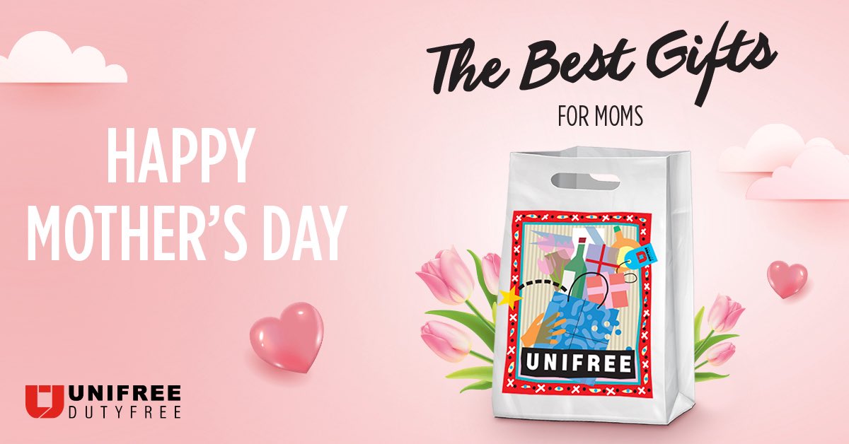 ✨THE BEST GIFTS FOR MOMS✨ 

Happy Mother’s Day!💐

Anneler Gününüz Kutlu Olsun!💐

#Unifree #DutyFree #BestGift #BestMom