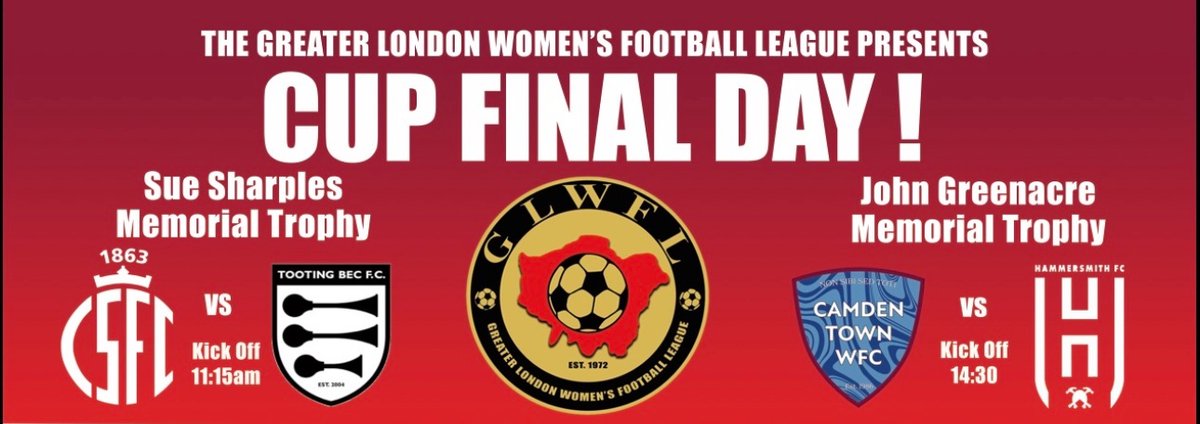 It’s a very special matchday! ⚽️🏆Watch this space for live updates as we host our 2024/25 Cup Final
Day from Bedfont Sports Club… join us if you can! £3 for adults, u15s free
