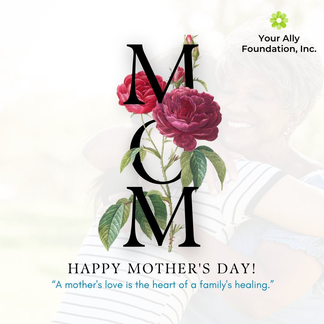 ally_foundation's tweet image. A mother&apos;s love is the heart of a family&apos;s healing.  
This #MothersDay, we celebrate the incredible women who nurture, comfort, and make everything better. 

Tag a mom who’s your healing hero!  #HappyMothersDay
