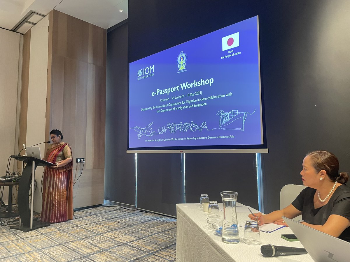 #SriLanka immigration and #IOM, with #INCERT and #Japan support, gathered to take stock of the implementation of epassports fundamental. Happy to contribute to this key upgrade, and also to meet HE Ambassador of Italy and take stock of irregular migration flows.