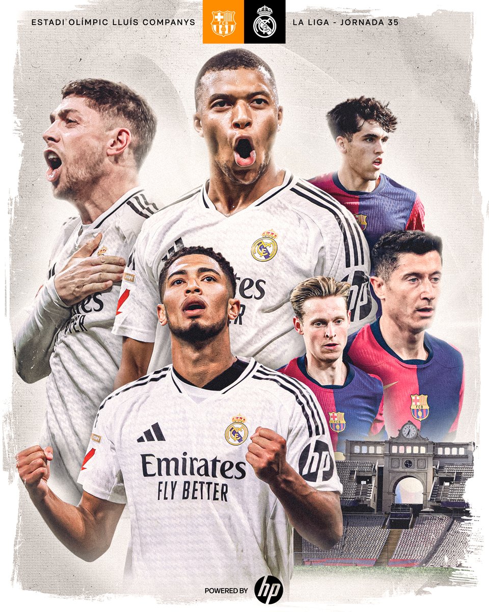 🙌 ¡DÍA DE PARTIDO! 🙌
🆚 @FCBarcelona_ES
🕰 16:15 CEST
🏟 Estadi Olímpic Lluís Companys
👉 <a href="/HP/">HP</a>