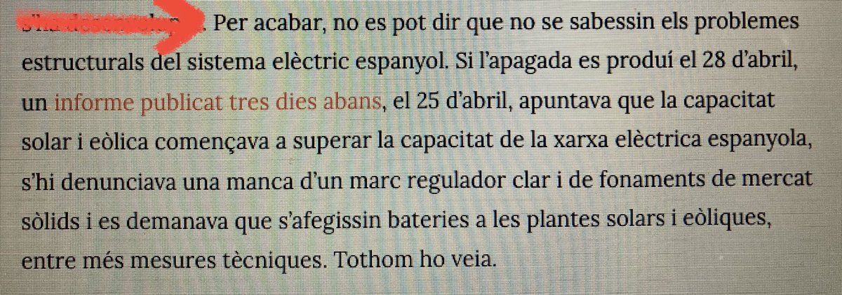 Posant llum a la foscor o foscor a la llum? 
Aixxxx… tanta renovable sense control no pot ser bo.
És el que passa quan no es fan les coses bé 💣