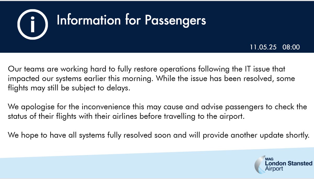 Passenger Update