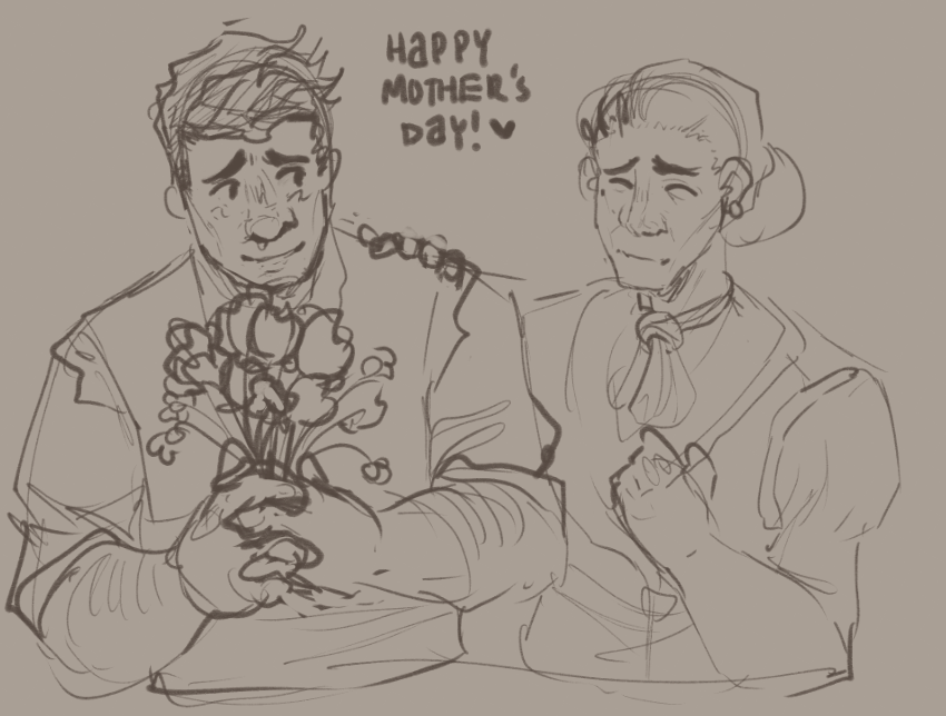 SHADYCRYPTID's tweet photo. a quick mothers day doodle of these 2 and to remind you, FUCK CANCER!!!!! https://t.co/HVegcIptwA