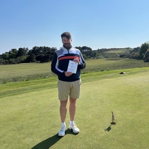 EastDevon_GC's tweet photo. 👏👏Congratulations to James Pickard who has set a new course record 👏👏

His outstanding  64 included 8 birdies and 9 pars, to beat his previous record of 68 set last year in the Club Championships.

#eastdevongolfclub #golfinDevon #heathlandgolf #top100courses @swsportsnews https://t.co/uega5t9Z5a