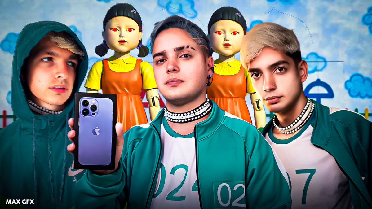 _max_gfx_'s tweet image. ~ Recent Thumbnail Design 🤍

Edited by @_max_gfx_

App used - @Photoshop

Tags :

#SquidGameVibes #iPhoneFlex #MaxGFX #GraphicDesign #PhotoEdit #DigitalArt #CreativeVisuals #PopCultureEdit #ViralEdits #ExplorePage #TrendAlert