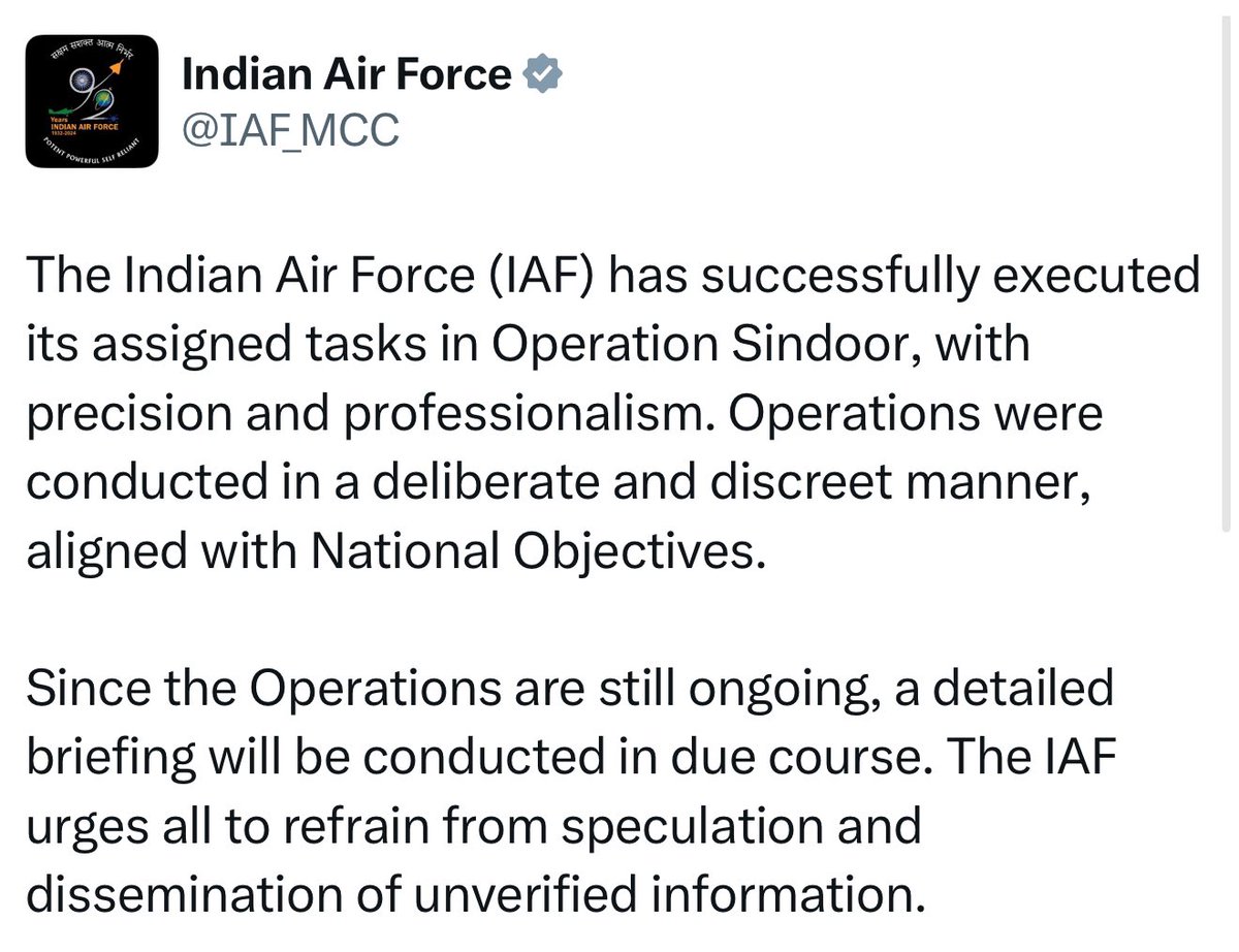 TajinderBagga's tweet photo. Operations are still ongoing - IAF https://t.co/JRUJnqFPdO