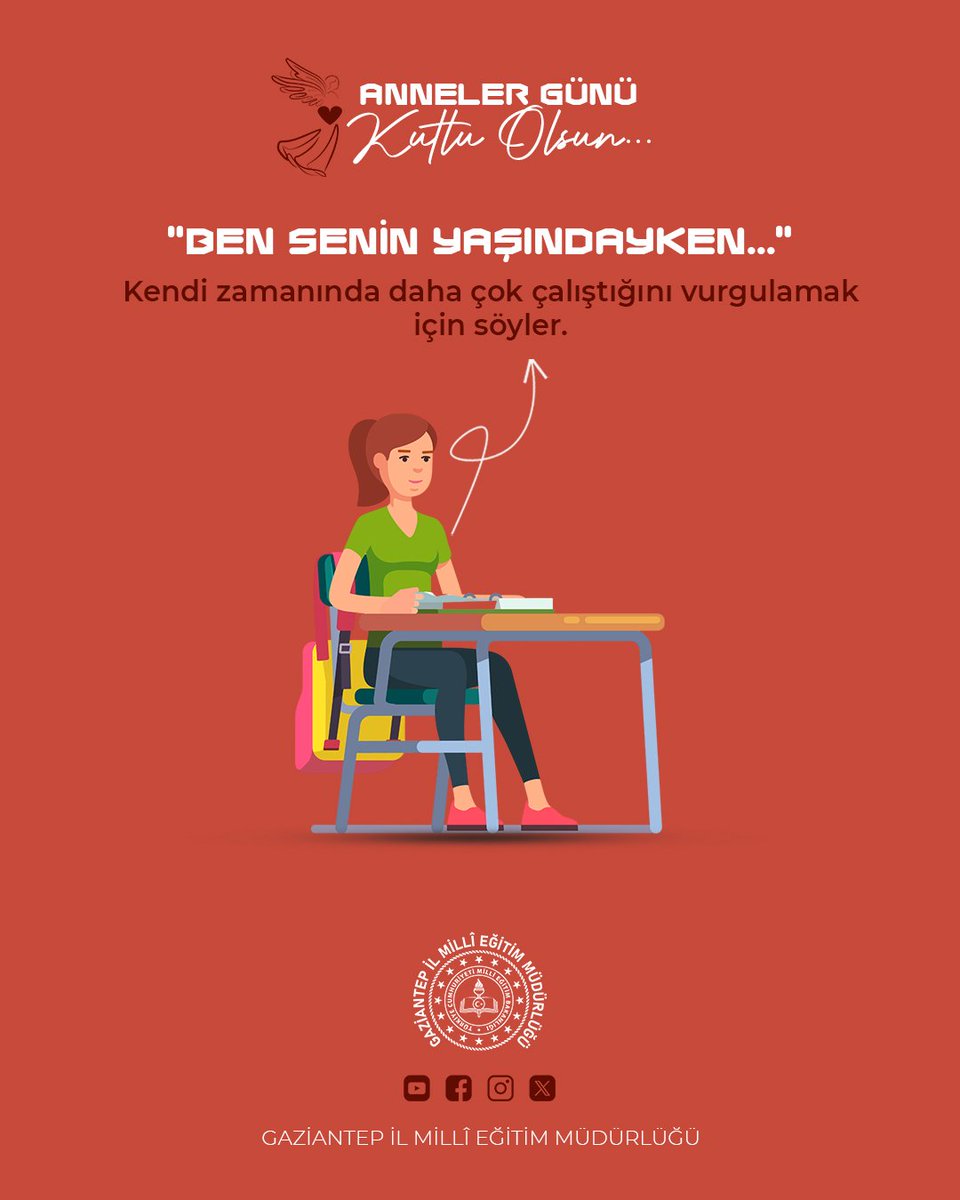 Gaziantep_MEM's tweet photo. Herkesi etrafında topladığı sofralarda şefkatin dumanı tüter; bazen sözüyle, bazen gözüyle sever. Biraz hâlden düşse yavrusu geceyi günden ayırt etmez, gözüne uyku girmez... Seneler, böyle böyle nice fedakârlıkla geçerken saçlarına aklar düşer ama kaç yaşında olursa olsun taze bir fidandır evlat, üzerine titrer. Onun olduğu hiçbir hatıra, zamana yenilmez.♥️

Anne! Nefesinle sıhhat bulduğum her an, kutlanmaya değer, yeryüzünün tüm çiçeklerini yoluna sersem değer! Hakkın ödenmez, günün kutlu olsun.💐

@tcmeb @Yusuf__Tekin @kemalcebervali @erdalkilinc27
