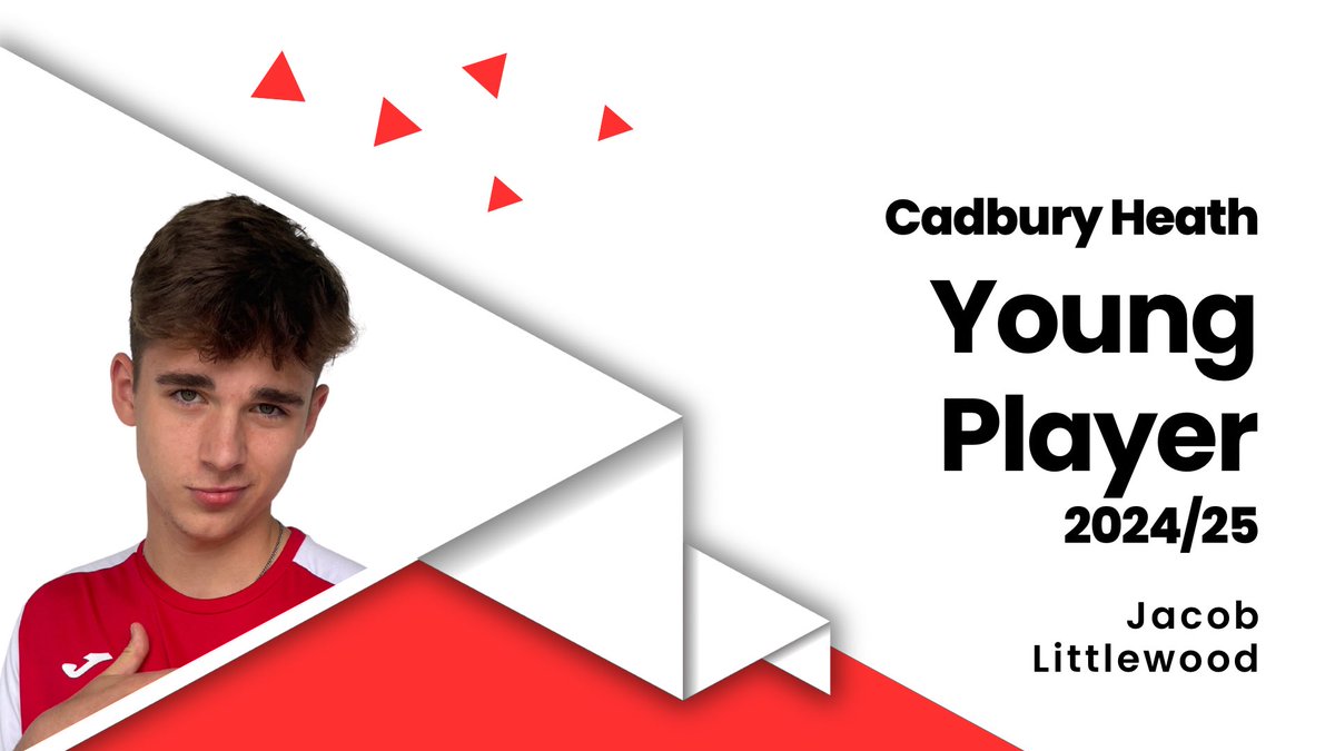 🏆 | 𝘾𝙖𝙙𝙗𝙪𝙧𝙮 𝙃𝙚𝙖𝙩𝙝 𝙔𝙤𝙪𝙣𝙜 𝙋𝙡𝙖𝙮𝙚𝙧 24/25

This seasons Young Player Of The Year 24/25 goes to the outstanding Jacob Littlewood (JJ). 

#UpTheHeath⚪️🔴 | <a href="/westcountryfb/">West Country Football</a>