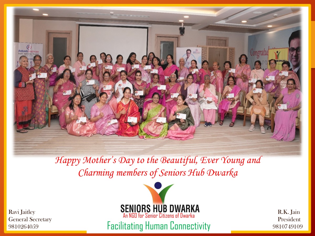Seniors Hub Dwarka (@seniorshubdwk) on Twitter photo #HappyMothersDay to all <a href="/SeniorsHubDwk/">Seniors Hub Dwarka</a> lady members. <a href="/rashtrapatibhvn/">President of India</a> <a href="/LtGovDelhi/">LG Delhi</a> <a href="/CMODelhi/">CMO Delhi</a> <a href="/gupta_rekha/">Rekha Gupta</a> <a href="/DCPDwarka/">DCP/Dwarka, Delhi</a> <a href="/kjsehrawat/">Kamaljeet Sehrawat</a> <a href="/RamvirBidhuri/">Ramvir Singh Bidhuri</a> <a href="/dwarkacity5/">dwarkacity</a> <a href="/DwarkaExp/">coolboy</a> #HappyMothersDay to all <a href="/SeniorsHubDwk/">Seniors Hub Dwarka</a> lady members. <a href="/rashtrapatibhvn/">President of India</a> <a href="/LtGovDelhi/">LG Delhi</a> <a href="/CMODelhi/">CMO Delhi</a> <a href="/gupta_rekha/">Rekha Gupta</a> <a href="/DCPDwarka/">DCP/Dwarka, Delhi</a> <a href="/kjsehrawat/">Kamaljeet Sehrawat</a> <a href="/RamvirBidhuri/">Ramvir Singh Bidhuri</a> <a href="/dwarkacity5/">dwarkacity</a> <a href="/DwarkaExp/">coolboy</a>