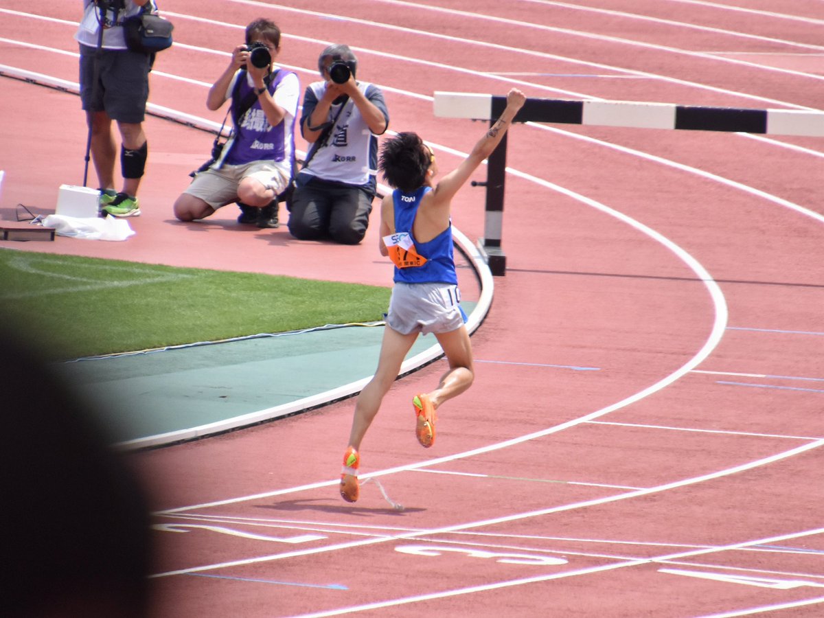 machakin77's tweet image. 2025.5.11 関東インカレ
男子3000mSC決勝
🥇小野 真忠 選手（東海大）
#GoTOKAI
おめでとうございます！
ラスト1周痺れました✨