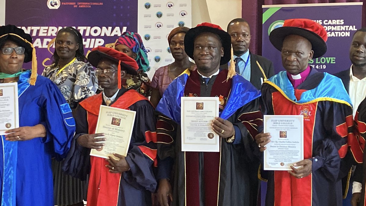 kivumbi's tweet image. I am deeply honored to announce that I have been awarded an Honorary Doctorate Degree in Humanities by a Toronto-based Canadian university in recognition of my contributions to society and my work in the fields of communication, development, and public service.