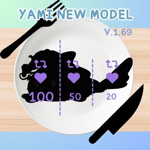 เมนูใหม่เตรียมพร้อมเสิร์ฟ เร็วๆนี้ 🥰
ช่วยยามิเปิดเงาหน่อยได้ไหมคะ Yami New Model v1.69 ! 

#VtuberTH #ปลาม่วงยามิ #เปิดเงา