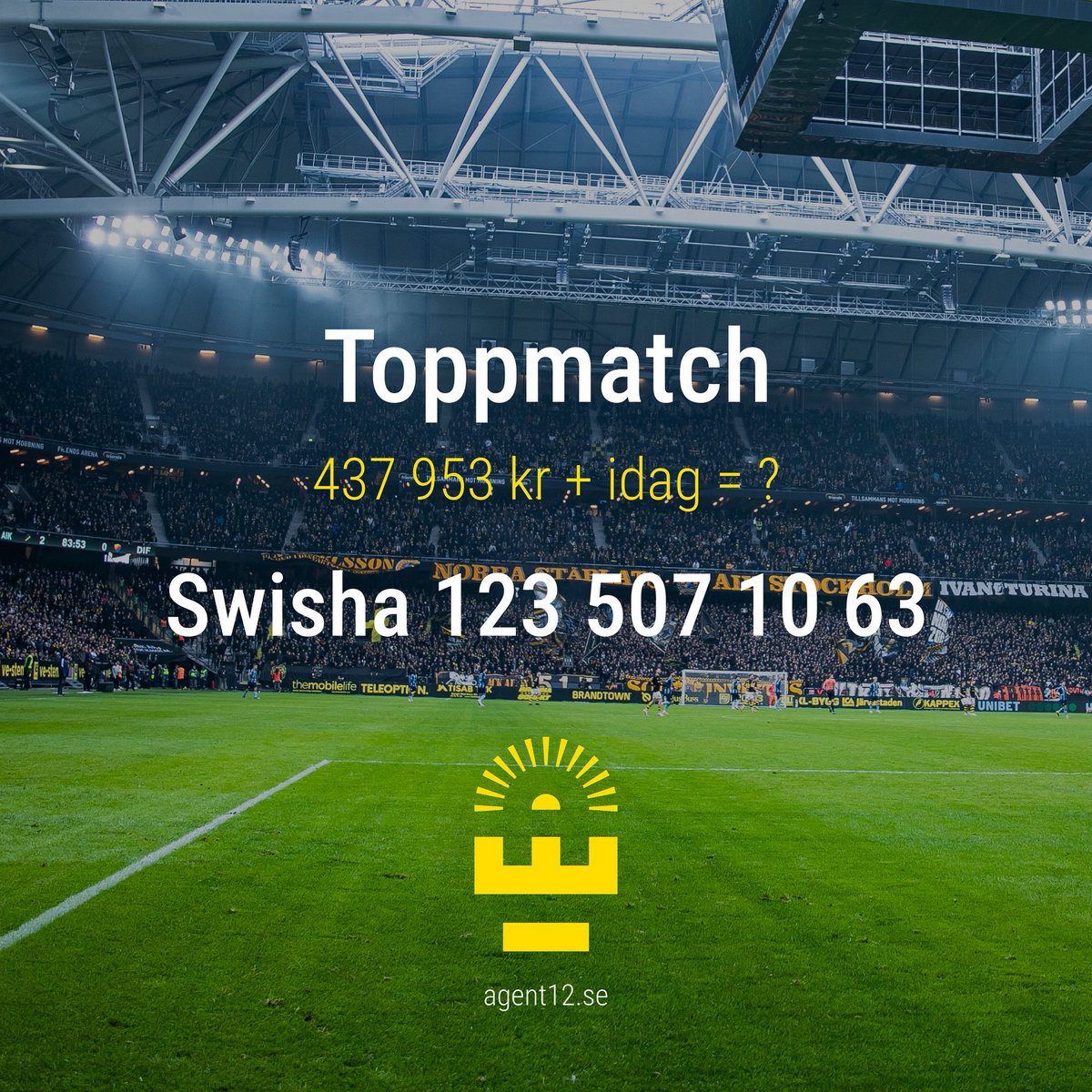 Tidig seriefinal och vi ångar på mot målet på 1 miljon kr clubs.clubmate.se/agent12/