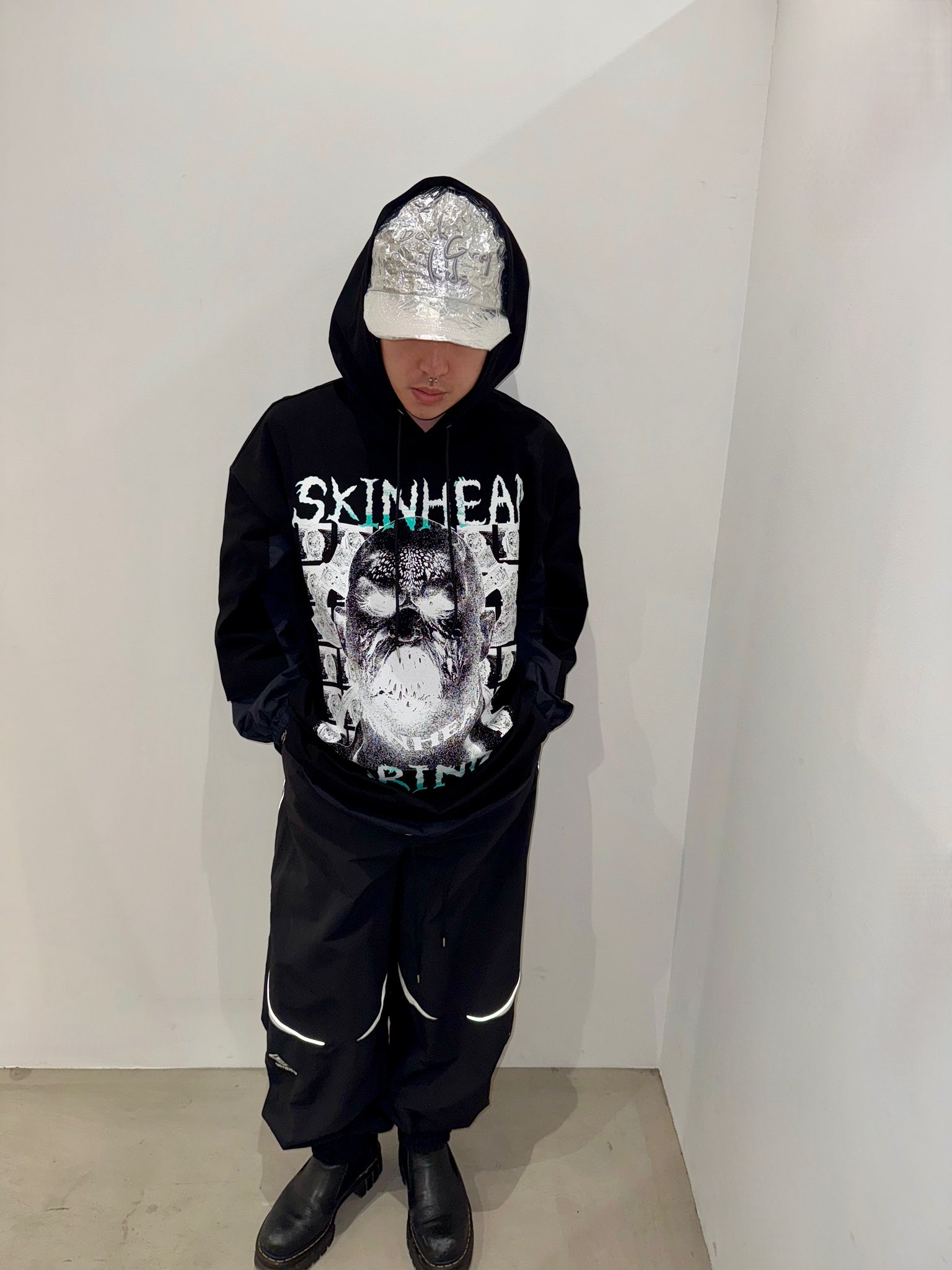 トップス KIDILL DOCKING HOODIE YELLOW KIDILL DOCKING HOODIE YELLOW