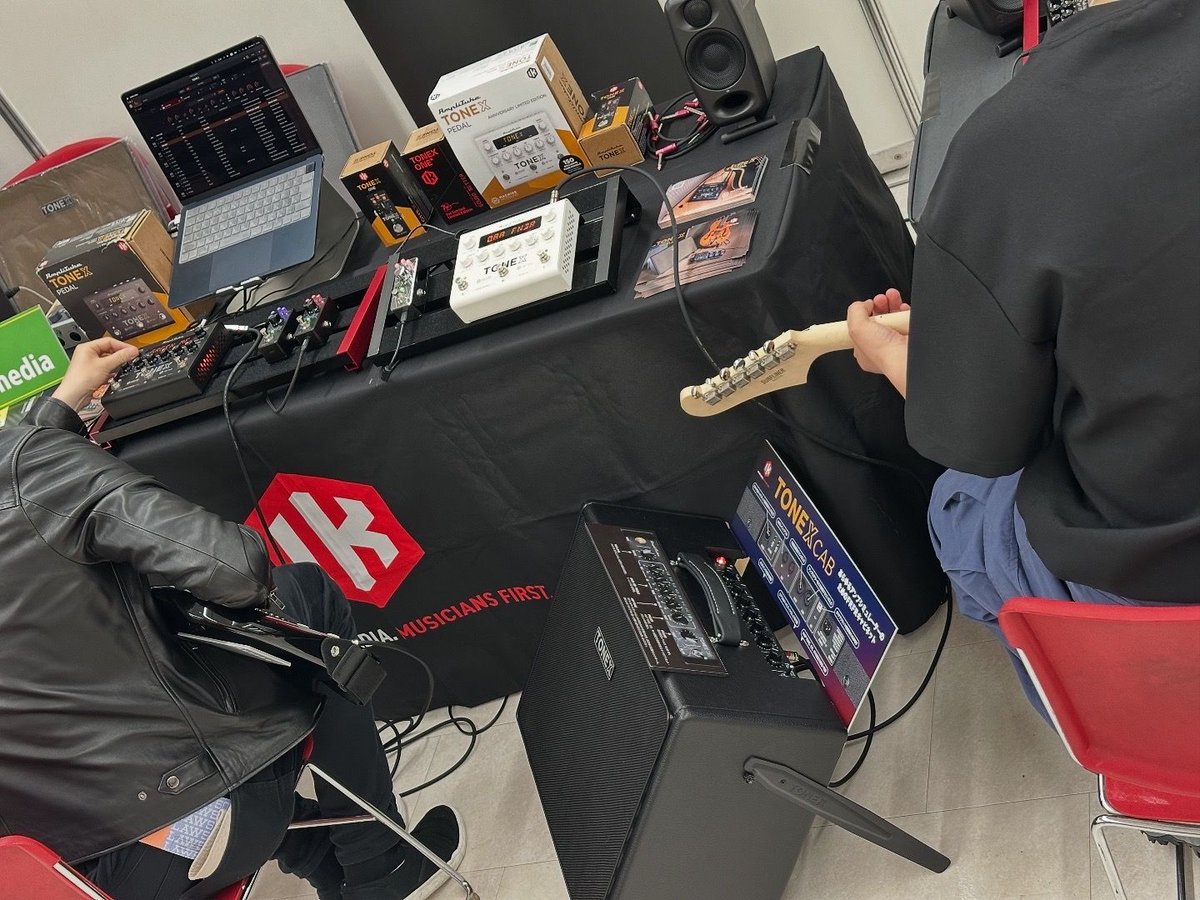 ikmultimedia_jp's tweet image. Day 2

#tonexcab #tonexone #tonexpedal #tonex 
#soundmesse #サウンドメッセ2025