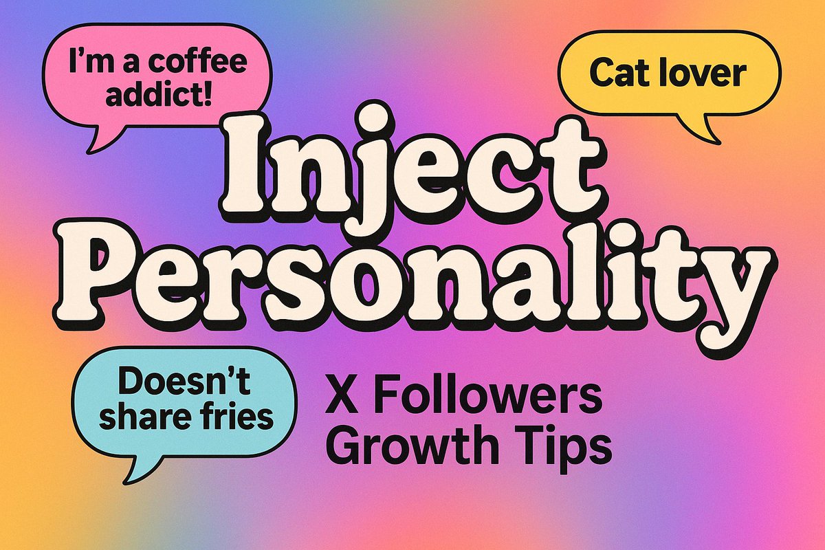 Shuvo_SMMA's tweet photo. Stand out in a sea of sameness.
Inject humor or personality into your bio.
People follow people, not robots.
Example:
“Crypto nerd 🤓 | Tweets that might make you rich—or laugh”
#PersonalBranding #BioTips #HumorMarketing https://t.co/Ua8CPJQzsU