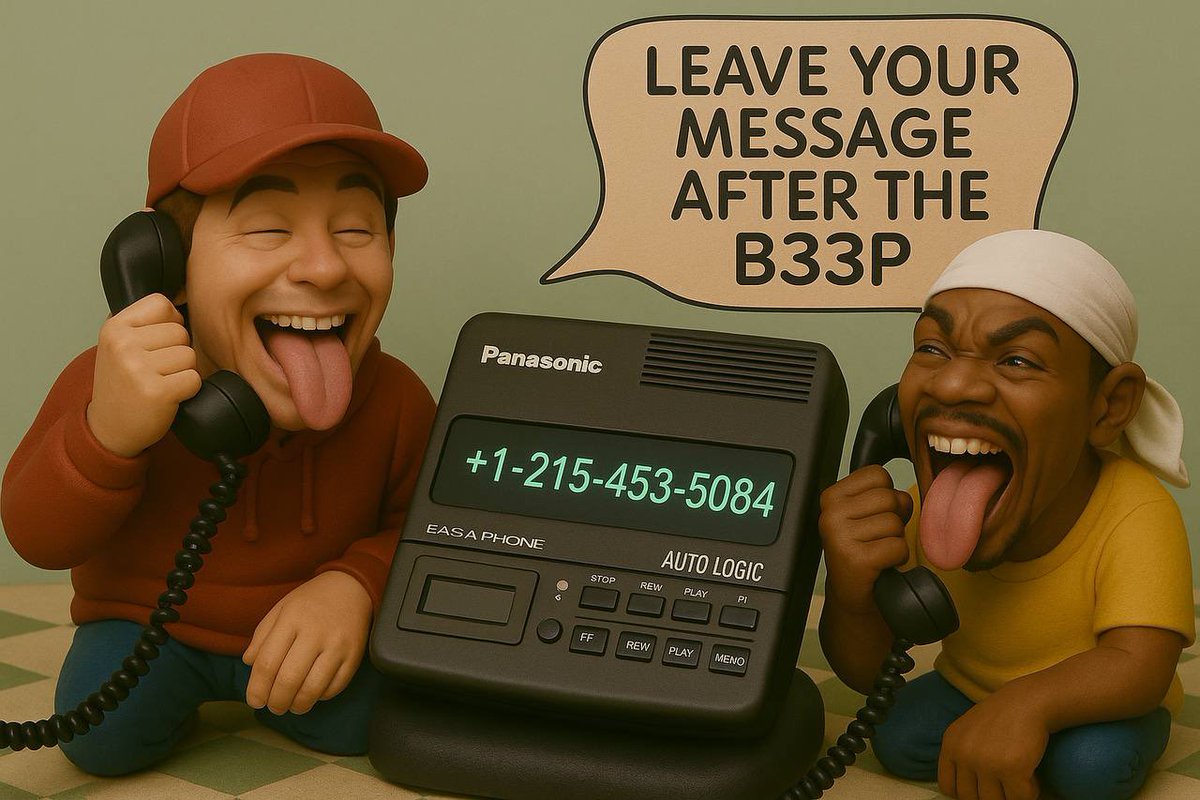 MemeAlphaX's tweet image. Never heard of $B33P?
It’s like if Twitter + voicemail had a Web3 baby.
📟 Leave a message. It streams LIVE.
🧠 Alpha, rants, hot takes—your voice is the content.
#B33P #CryptoTwitter #Web3App #VoiceFi #CTTakeover
@theB33P @a1lon9 @oCalebSol…