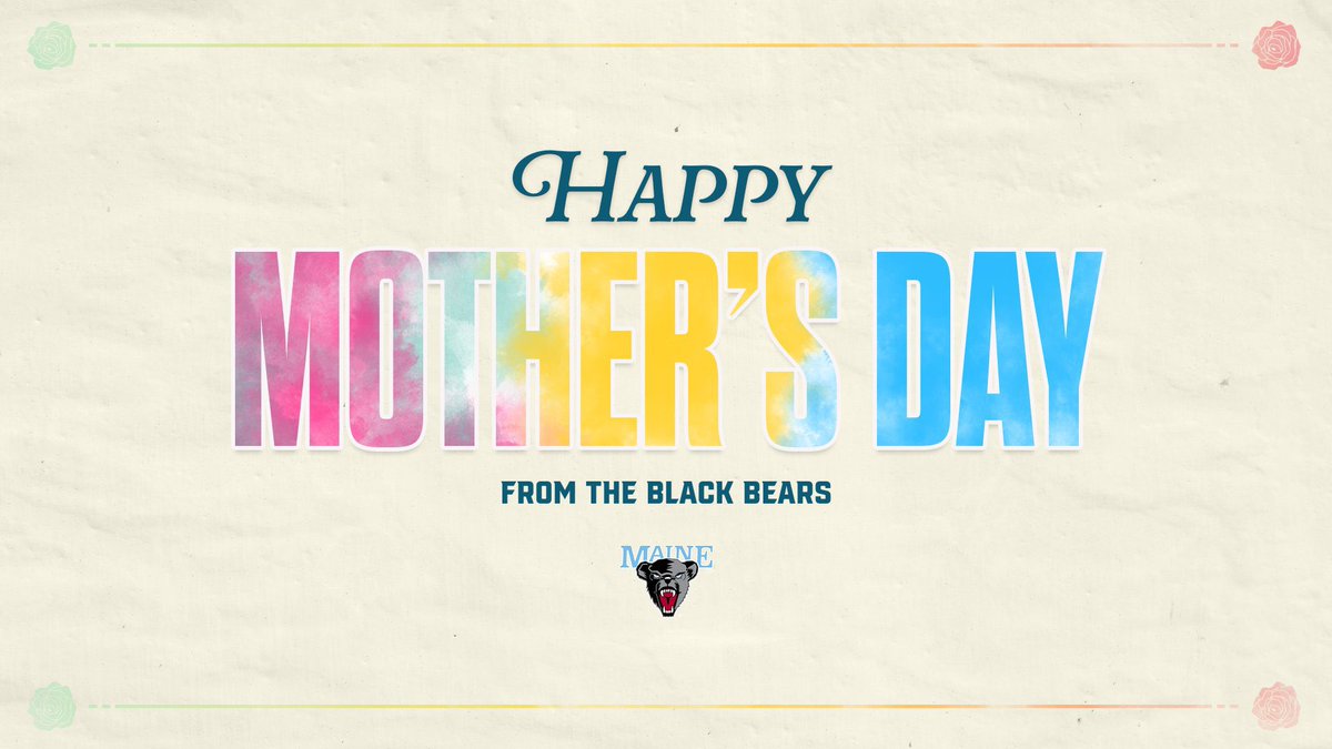 To all Mama Bears out there, happy Mother’s Day from the Black Bears!

#BlackBearNation