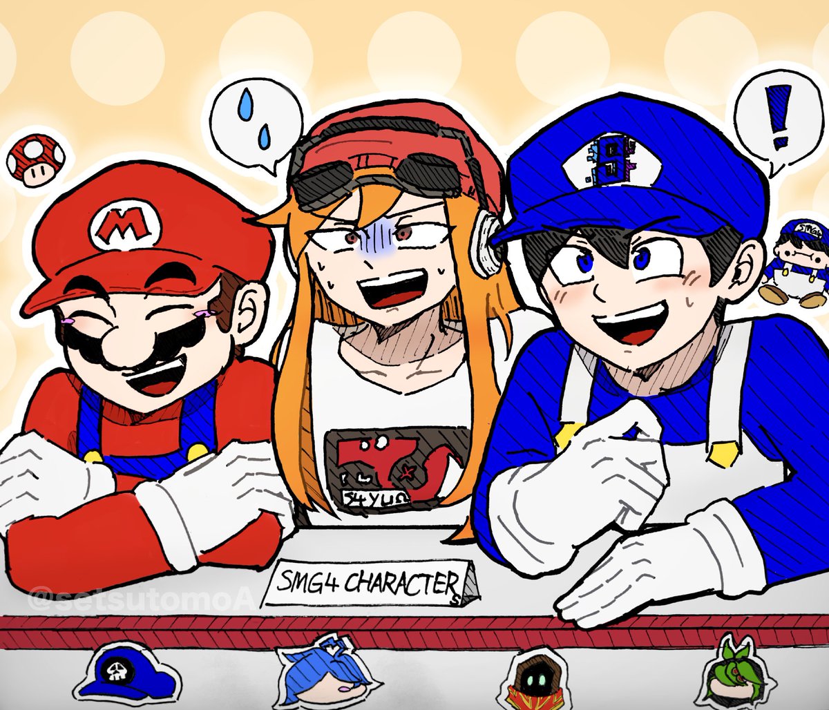setsutomoA's tweet image. 😆
#SMG4 #SMG4fanart #SMG4Meggy #SMG4Mario