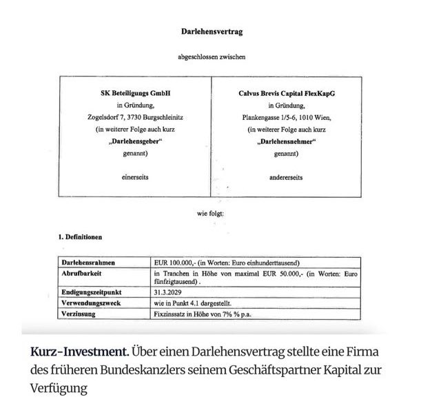 Die geschäftlichen Aktivitäten von Sebastian Kurz werfen Fragen auf – unter anderem wegen seiner Geschäftsbeziehung zum früheren Büroleiter und Vertrauten von René Benko: Ein 100k-Darlehen und Immobilien-Investments. Mehr im aktuellen <a href="/NEWS/">NEWS</a> news.at/wirtschaft/seb…