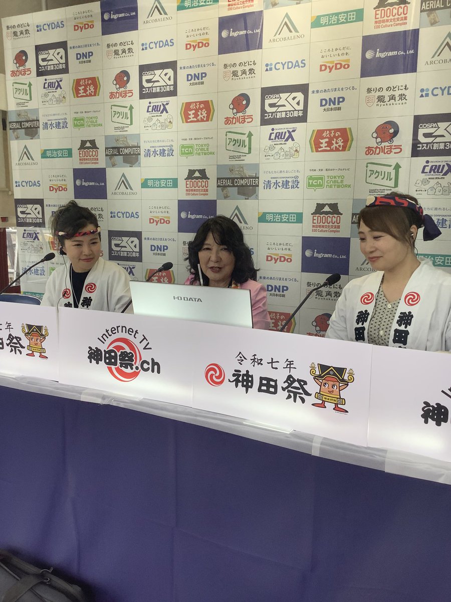 神田祭リ 各町会の応援に地元区議さんと周り、その後神田明神入り！法