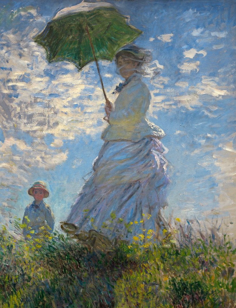 impression_ists's tweet photo. Claude Monet, Woman with a Parasol https://t.co/yCUdyBnIkC