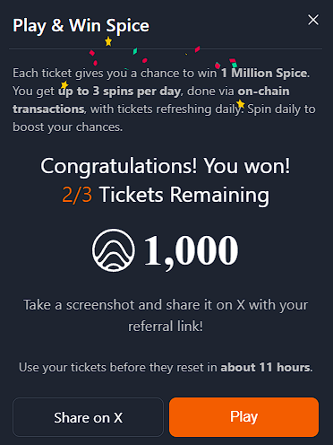 Maxon1202913356's tweet photo. I just won Spice in the @build_on_bob Fusion Lottery!

Join me in the Final Season and explore the Hybrid L2 ecosystem.

Here's my referral link https://t.co/2tGCU5RN6j https://t.co/gAXIMPxA0B