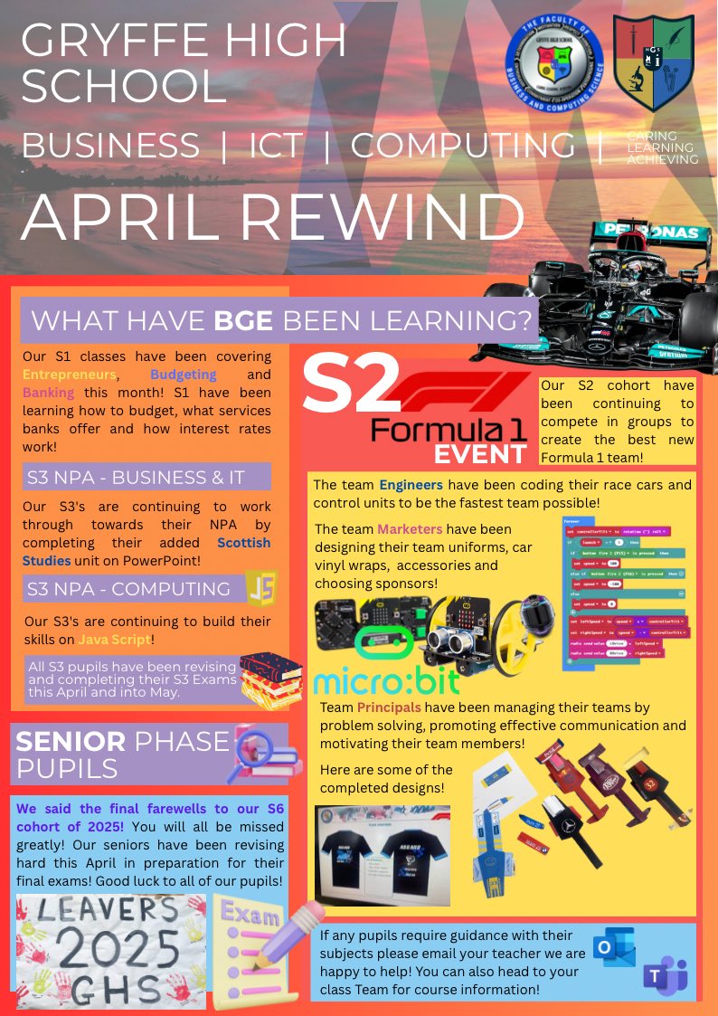 Check out our April rewind! #GryffeHighSchool #RenfrewshireCouncil