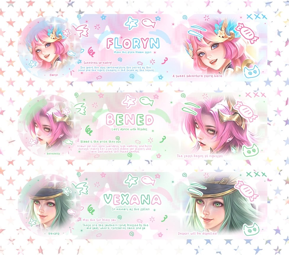 luipzy's tweet photo. haii, ada yang mau jajan layout hero mlbb ini gak? 9.000 each only  bisa retext namaa :3

sold: angela https://t.co/pWMh4bnl4D