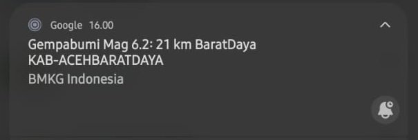Lagi rebahan di lantai bener2 terasa kayak di ayun kirain halusinasi pas nyadar lgsng lari keluar