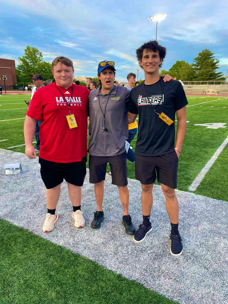 Westin Satterfield (@westinsattfld1) on Twitter photo Had a great time yesterday at <a href="/CentreFootball/">Centre College Football</a> for their spring game! Thank you to Coach Conley for the invite!
<a href="/PatQBtrainer/">Pat McLaughlin</a> Had a great time yesterday at <a href="/CentreFootball/">Centre College Football</a> for their spring game! Thank you to Coach Conley for the invite!
<a href="/PatQBtrainer/">Pat McLaughlin</a>