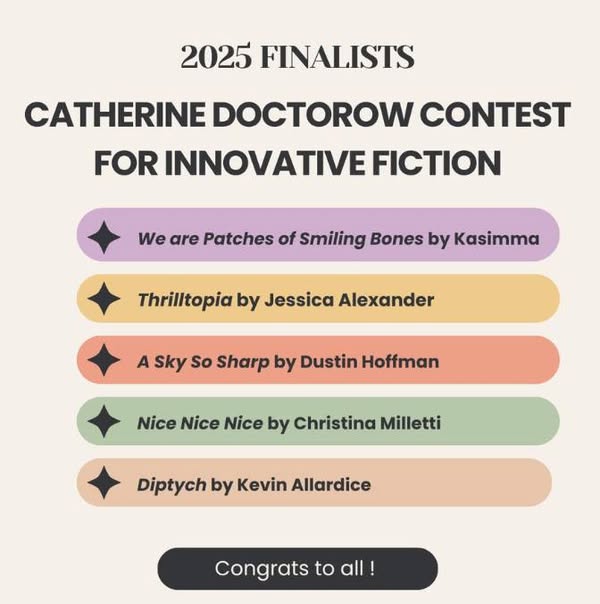 Kasịmma (@kasimmam) on Twitter photo I am just too thankful find myself on this list. It's so validating to work hard, in private, on your dream and have people recognise that work. Thank you so much. Making this list is a pat on my back. Thank you.
<a href="/FCtwo/">Fiction Collective 2</a> daalu riine. I am just too thankful find myself on this list. It's so validating to work hard, in private, on your dream and have people recognise that work. Thank you so much. Making this list is a pat on my back. Thank you.
<a href="/FCtwo/">Fiction Collective 2</a> daalu riine.
