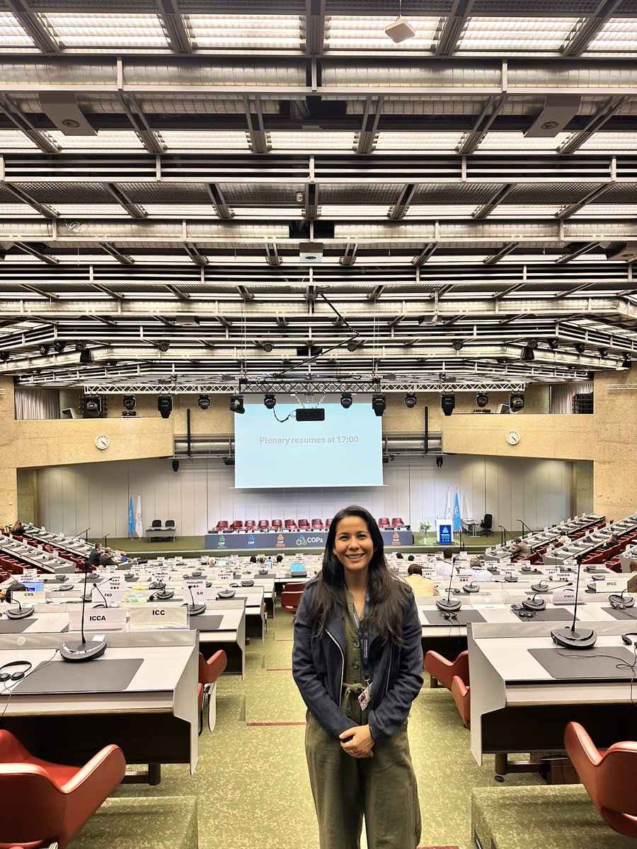 Aquí estoy en Suiza 🇨🇭 en la Conferencia de las Partes de Sustancias Químicas BRS COP, en representación del Centro Regional de Los Convenios de Basilea y Estocolmo para Centroamérica y México, que se aloja en la <a href="/UNIVERSIDAD_PMA/">Universidad dePanamá</a> 

Solo una muestra de las contribuciones globales!