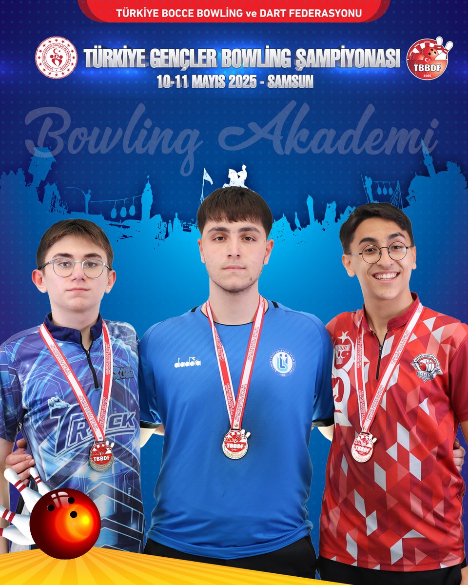 Türkiye Bocce Bowling ve Dart Federasyonu 2024-2025 Faaliyet Programında yer alan Türkiye Gençler Bowling Şampiyonası 10-11 Mayıs 2025 tarihleri arasında Bowling Akademi ev sahipliğinde Samsun’da gerçekleştirildi.  
<a href="/TBBDF/">🇹🇷 Bocce Bowling Dart Federasyonu</a> <a href="/karofgd/">Karof Güngör Doğanay</a>