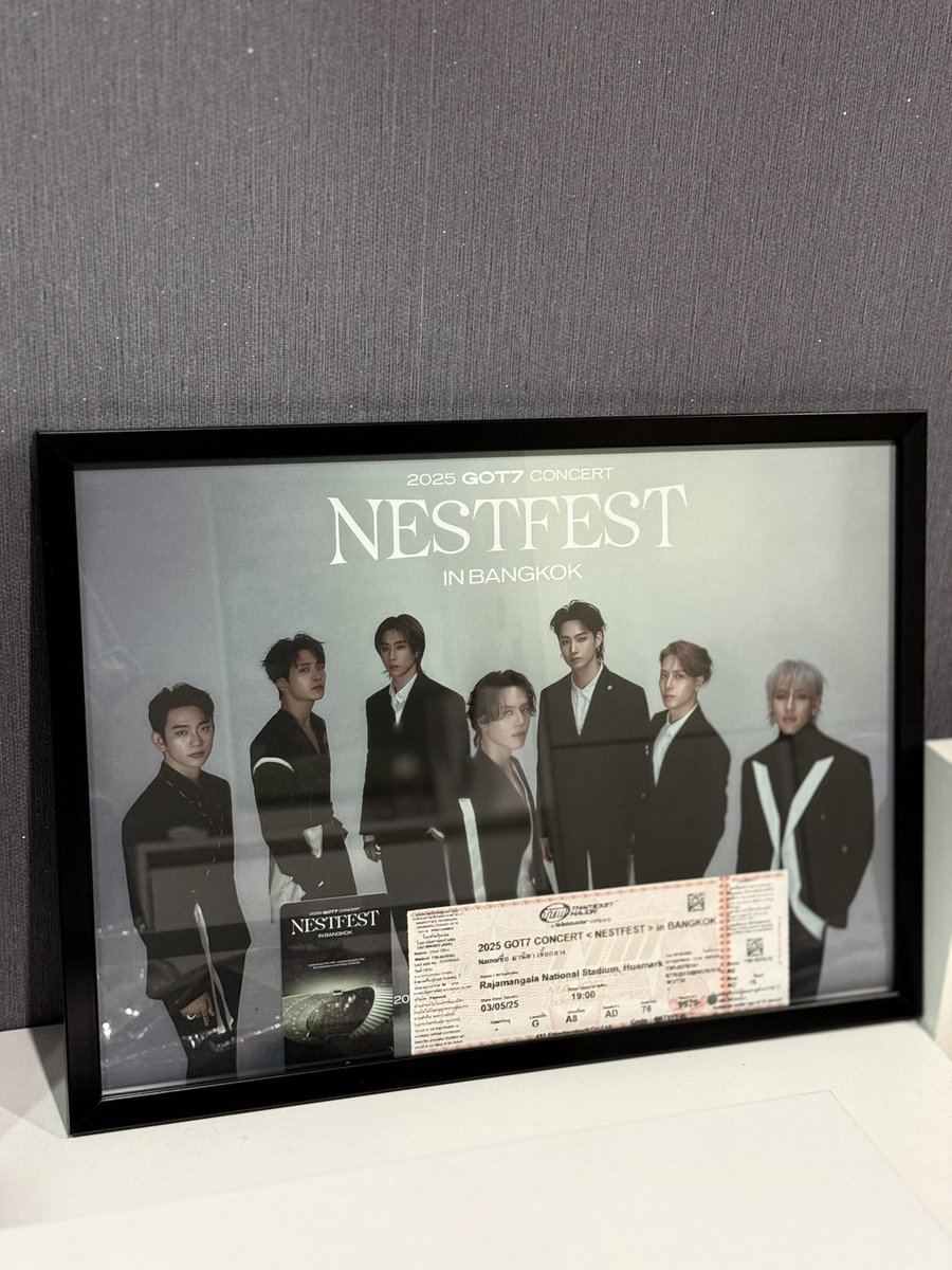 fernladyg7's tweet photo. ได้ฮักกับอ้ายเหมือนใจได้ปริญญา 😂 #GOT7_NESTFESTinBKK https://t.co/V2Gpn782lz