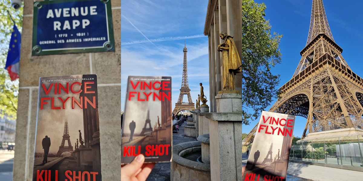 VinceFlynncom's tweet image. We’d love to see pics of you reading Mitch Rapp!
Reply with your photo and it might be featured on the site/our social channels.
Since the next novel, DENIED ACCESS Mitch Rapp #24, occurs after KILL SHOT, we thought it might be appropriate to feature these pics submitted by…