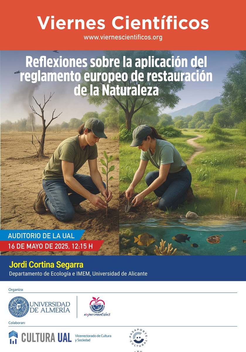 Facultad de Ciencias Experimentales UAL (@experiment_ual) on Twitter photo El próximo viernes, 16 de mayo, se celebrará una nueva edición de los VVCC organizados por la Facultad, a las 12: 15 horas en el Auditorio de <a href="/ualmeria/">Universidad de Almería</a>
¡Os esperamos! El próximo viernes, 16 de mayo, se celebrará una nueva edición de los VVCC organizados por la Facultad, a las 12: 15 horas en el Auditorio de <a href="/ualmeria/">Universidad de Almería</a>
¡Os esperamos!
