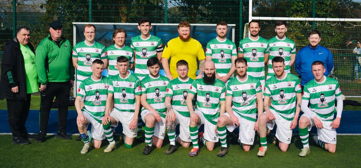 Baldoyle win!!!  Cup Winners. Congratulations to James, Dave and all the players and coaches.
🟢⚪️🟢
