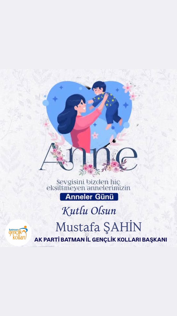 Sevgisiyle yolumuzu aydınlatan, fedakârlığıyla bizi büyüten tüm annelerimizin Anneler Günü’nü kutluyoruz.
Başta şehit anneleri olmak üzere, tüm annelerimize sağlık ve mutluluk diliyoruz.

#AnnelerGünüKutluOlsun