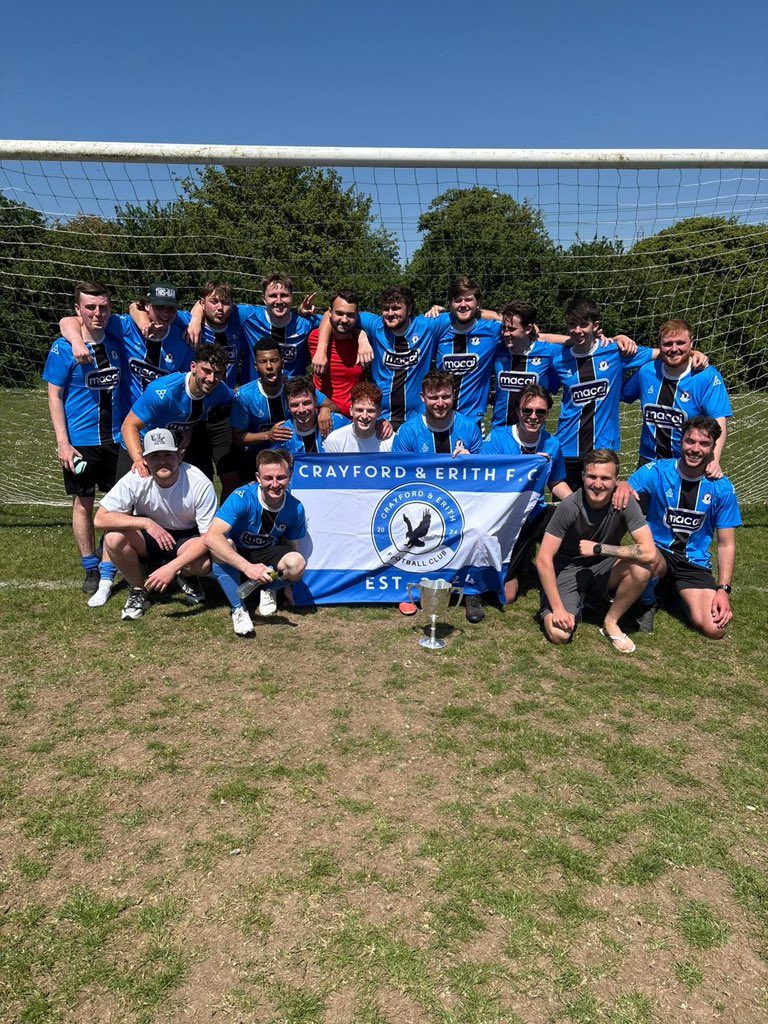 Crayford and Erith FC (@cefc__) on Twitter photo After losing our opening two games this season, we kicked on and didn’t look back, winning 14 straight in the league including 5-0 and 2-1 wins today vs <a href="/IsteadUTD/">Istead United Colts FC</a>
So we can now say we are the <a href="/NKSFL/">EV2 Sportswear North Kent Sunday League</a> Division 3, and League Cup C Champions 24/25 🏆⚫️🔵
Double double double… After losing our opening two games this season, we kicked on and didn’t look back, winning 14 straight in the league including 5-0 and 2-1 wins today vs <a href="/IsteadUTD/">Istead United Colts FC</a>
So we can now say we are the <a href="/NKSFL/">EV2 Sportswear North Kent Sunday League</a> Division 3, and League Cup C Champions 24/25 🏆⚫️🔵
Double double double…