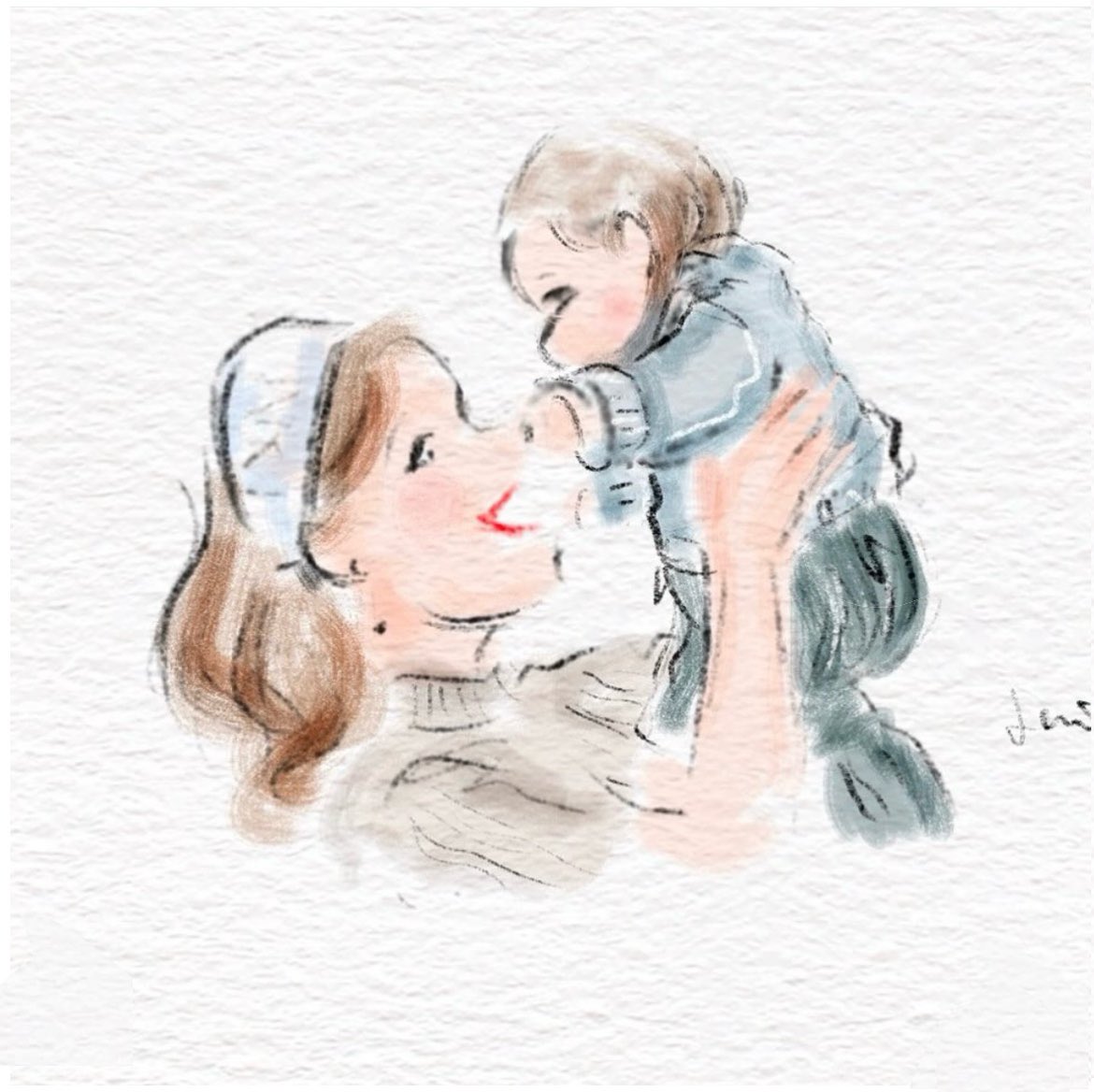 Lenillustration's tweet image. Happy International Mother’s Day