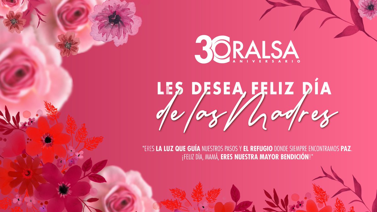 coralsacuba's tweet photo. 🌸 Hoy celebramos a esas mujeres valientes que son el pilar de nuestras familias y un ejemplo de fortaleza en el mundo empresarial 💼.
Desde Corporación Alimentaria S.A, le deseamos Muchas Felicidades a todas las madres, tías, abuelas y figuras maternas en su día 💐. https://t.co/2vJw9yh2jY