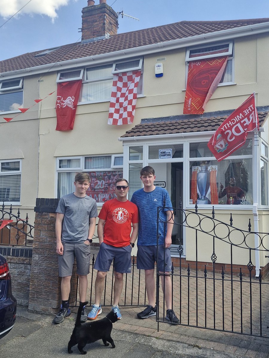 On our way to see the champions.