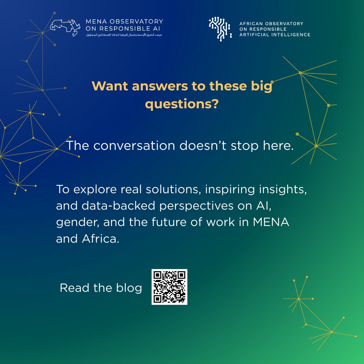 How can AI shape a more inclusive future for women in MENA and Africa? 

Swipe through to explore the key questions we’re asking

and tap the link in bio to watch the full webinar and read the blog: menaobservatory.ai/en/blogs/68