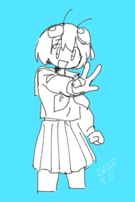 スマホ絵練習